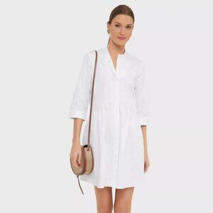 Tuckernuck White Cotton Royal Shirt Dress